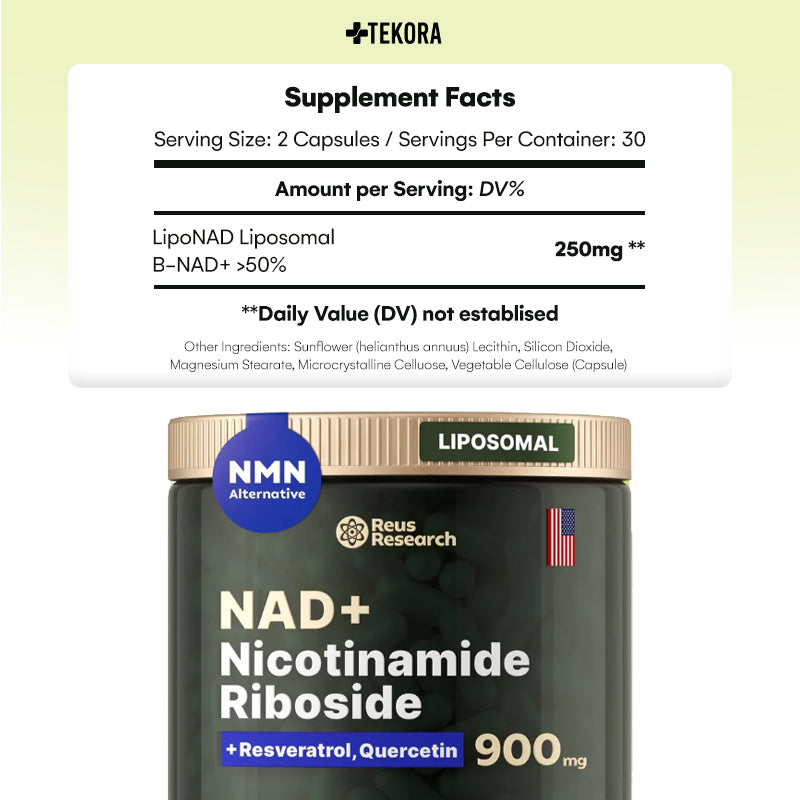 NADVital™ | NAD+ de Alta Pureza para Antienvejecimiento
