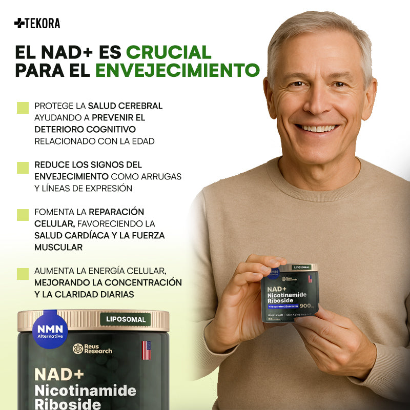NADVital™ | NAD+ de Alta Pureza para Antienvejecimiento