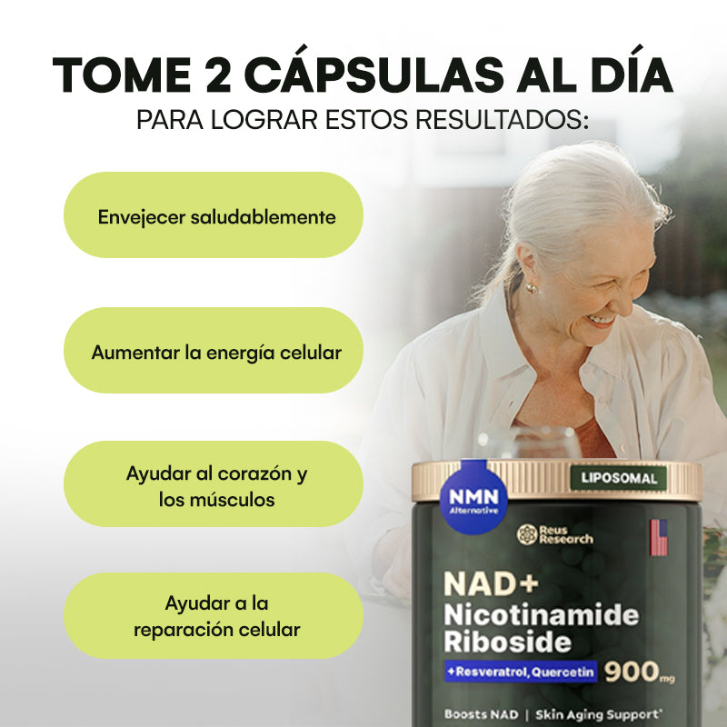 NADVital™ | NAD+ de Alta Pureza para Antienvejecimiento