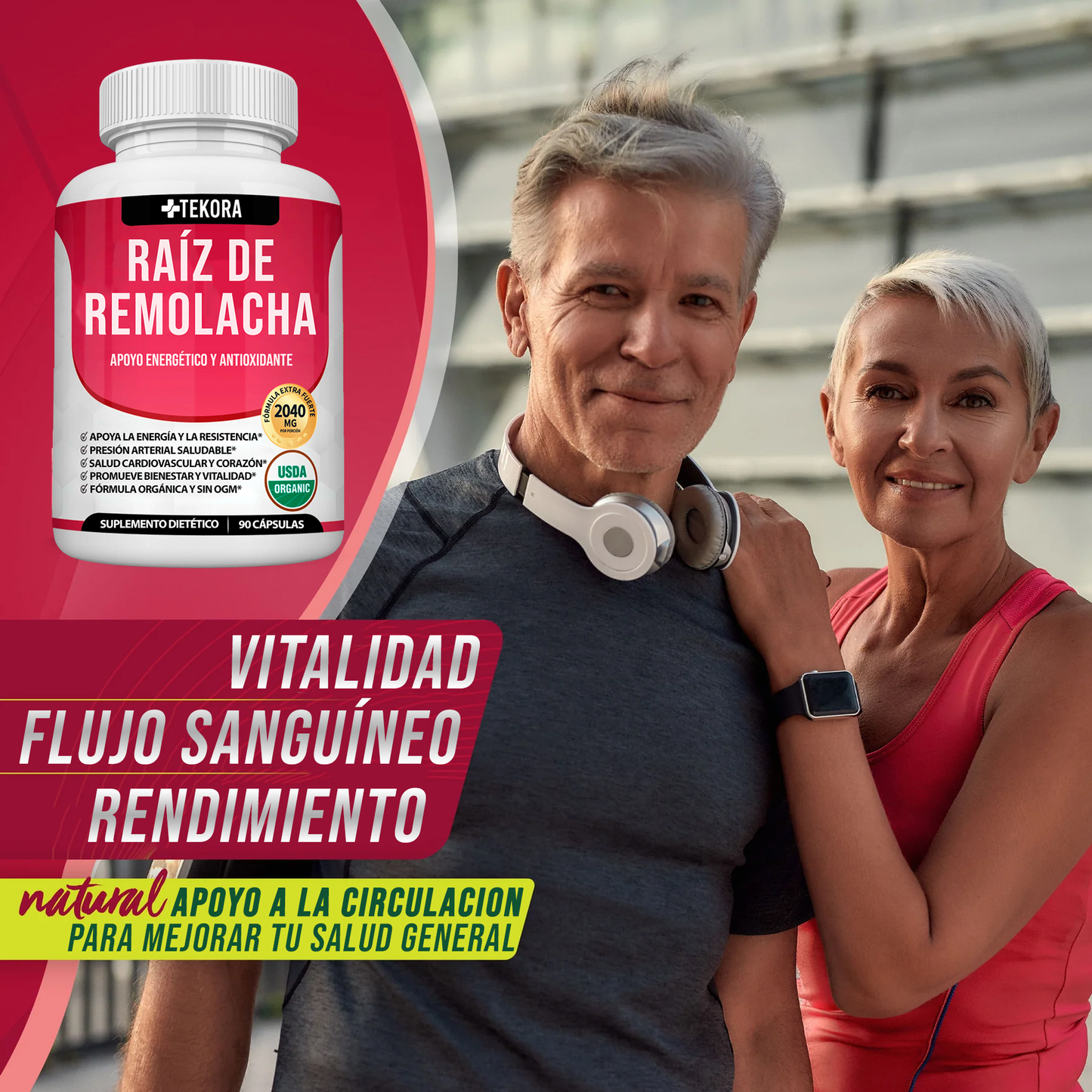Remolacha Activa® De Máxima Pureza Anti-Edad y Vitalidad
