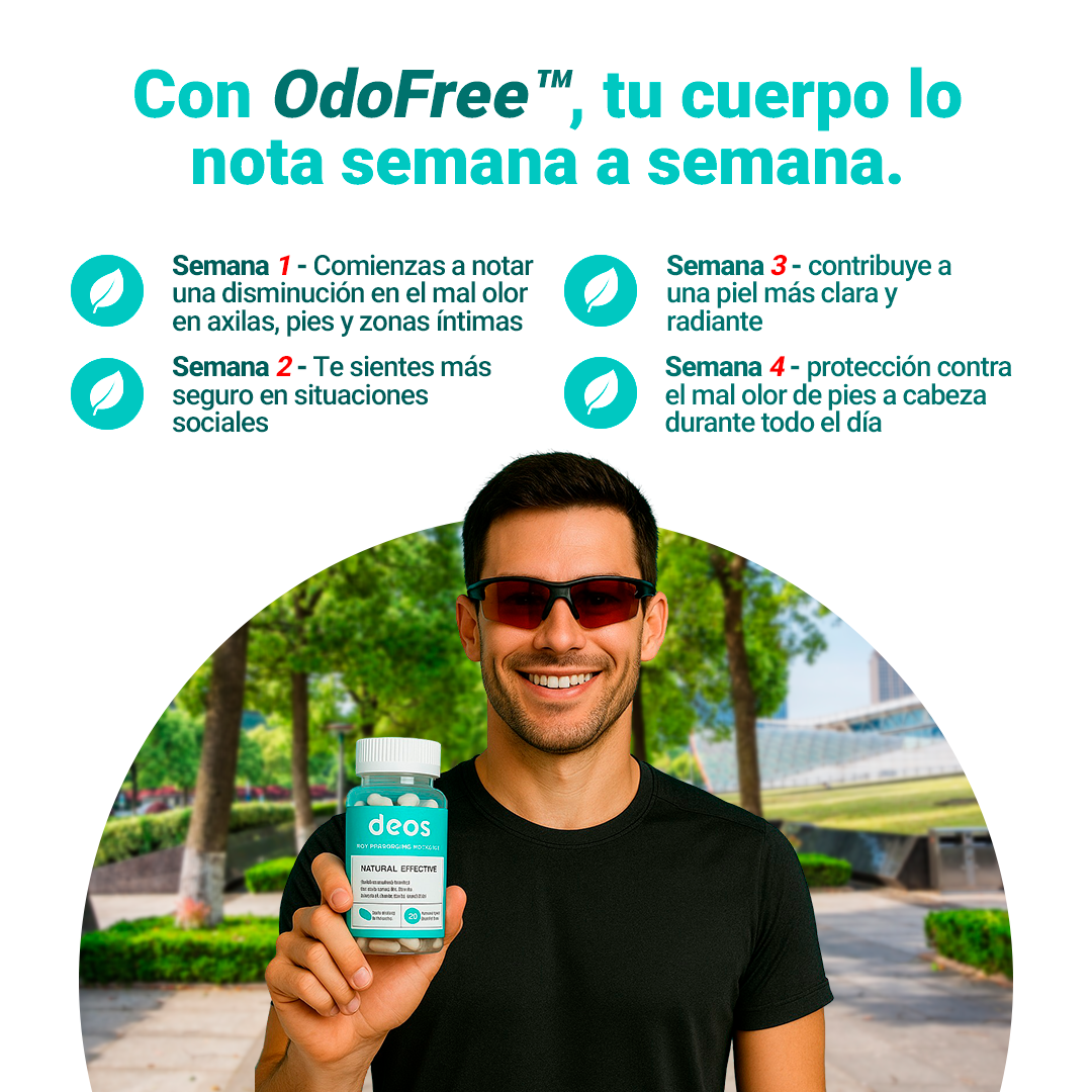 OdoFree™ – Neutraliza Olores Corporales, Íntimos Y De Aliento En 24h