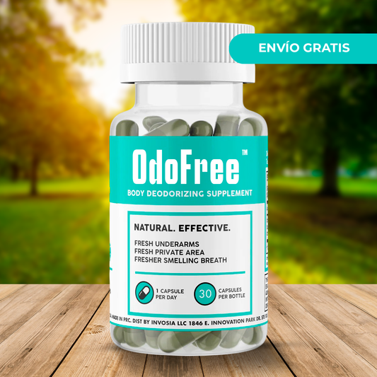 OdoFree™ – Neutraliza Olores Corporales, Íntimos Y De Aliento En 24h