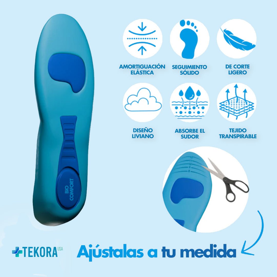 Plantillas BioComfort™ – Di Adiós Al Dolor Y Camina Con Comodidad Todo El Día
