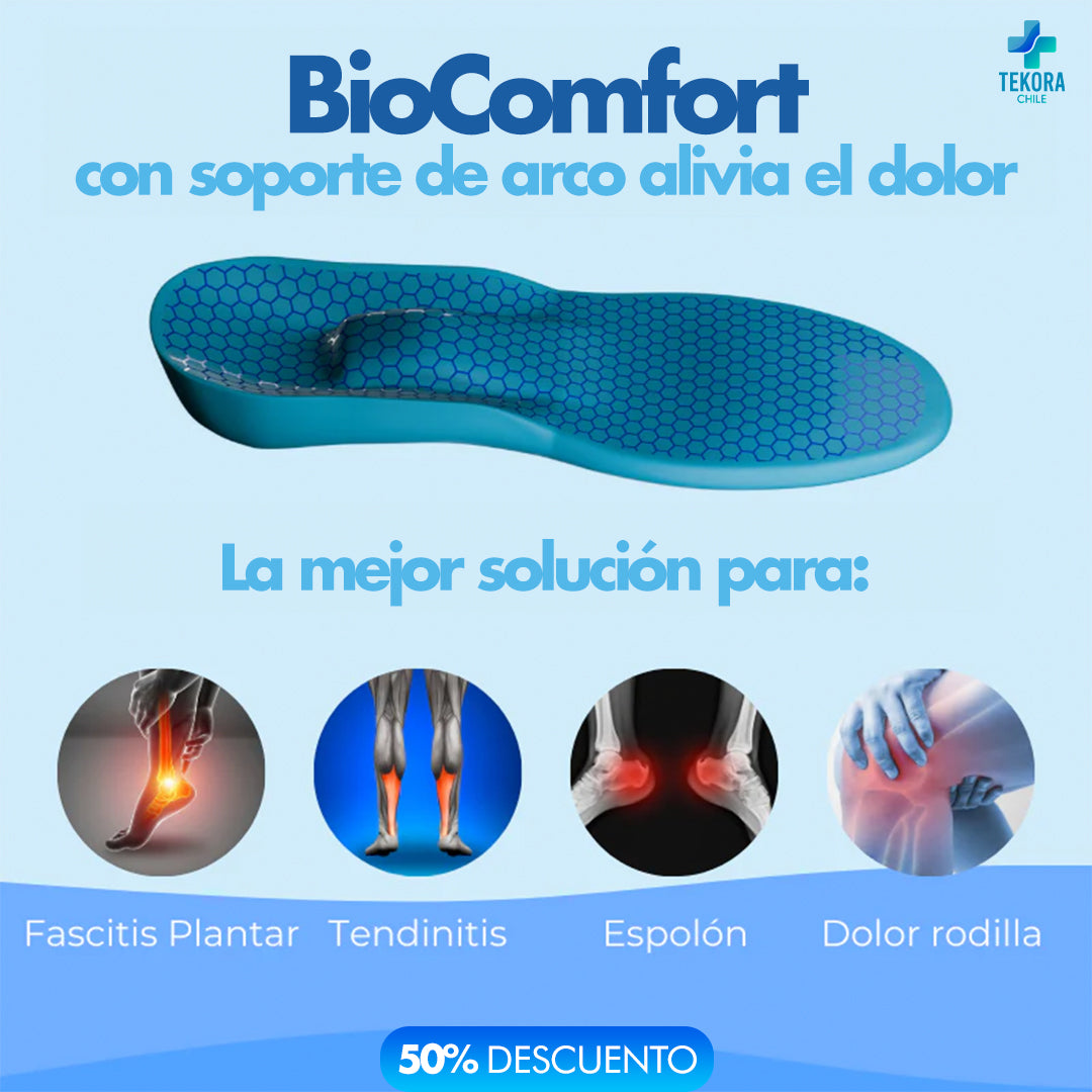 Plantillas BioComfort™ – Di Adiós Al Dolor Y Camina Con Comodidad Todo El Día