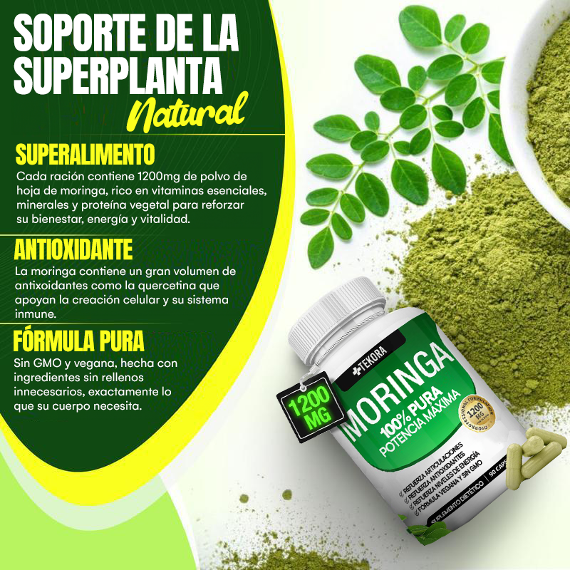 Moringa™ | Adiós Hinchazón, Dolor y Cansancio en 7 Días