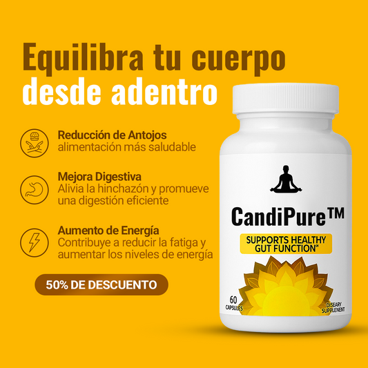 CandiPure™ – Cápsulas Detox Que Reducen Hinchazón, Cansancio Y Antojos