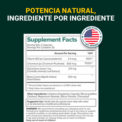 VeloxBurn™ – Cápsulas Aceleradoras Del Metabolismo Y Antojos
