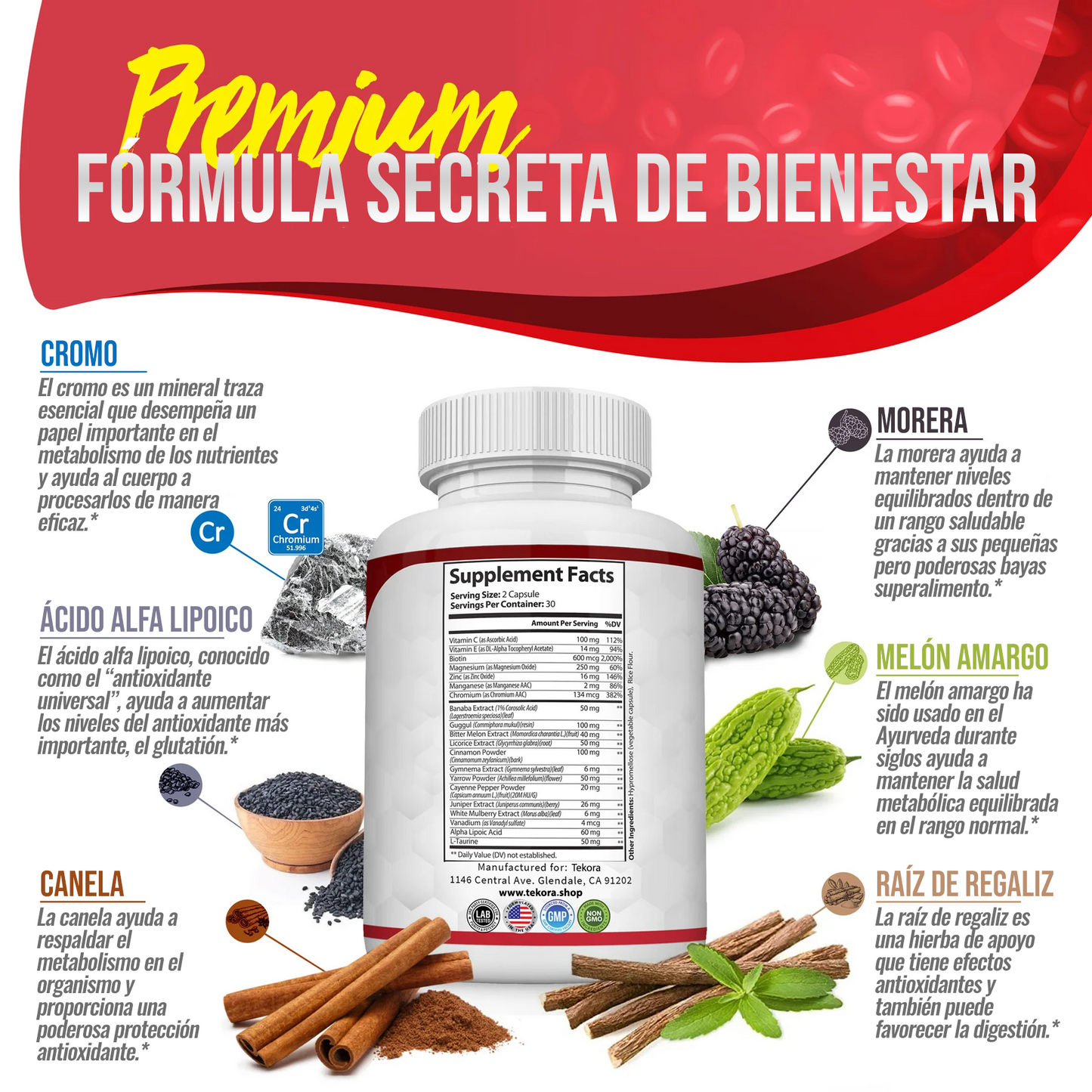 Blood Sugar Complex™ Energía y control de antojos